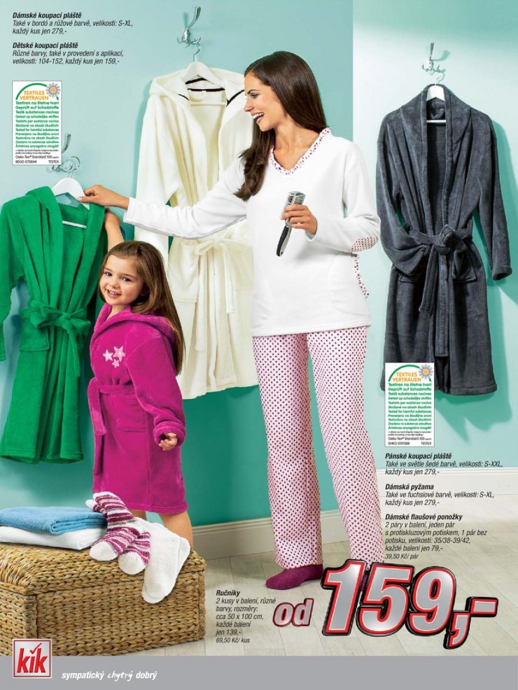 let�k Kik textil Prospekt od 9.10.2013 strana 1