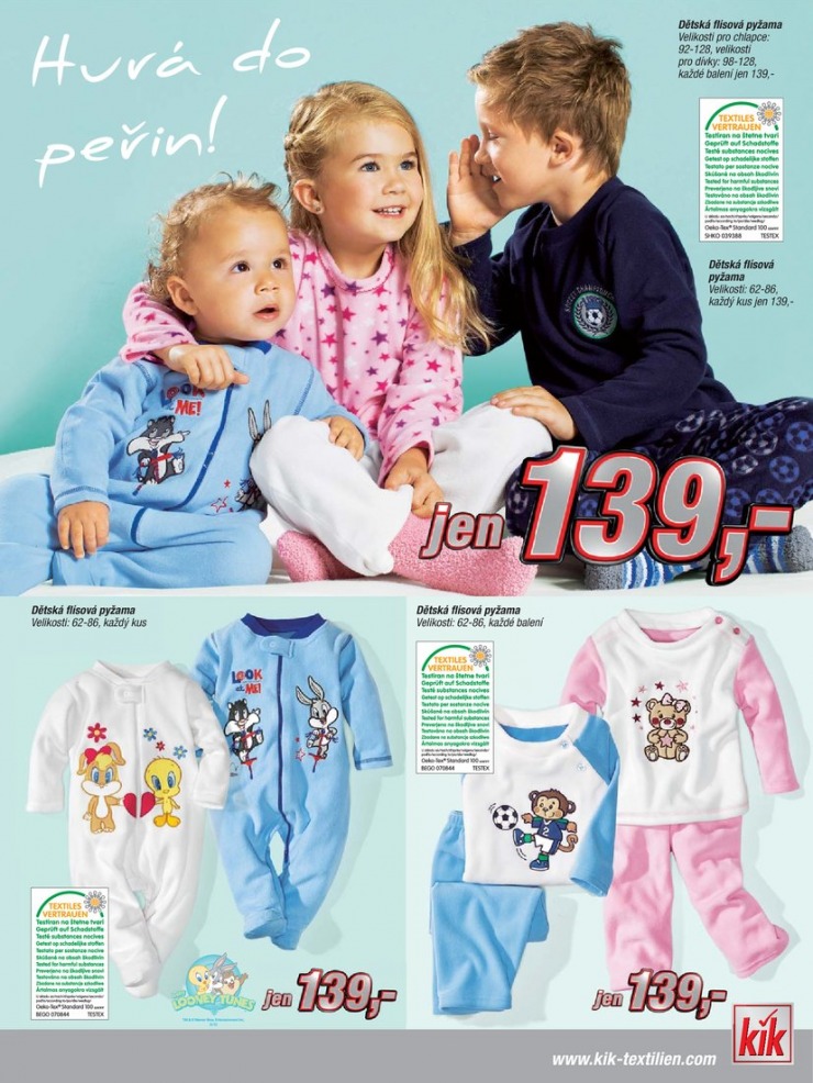 let�k Kik textil Prospekt od 9.10.2013 strana 1