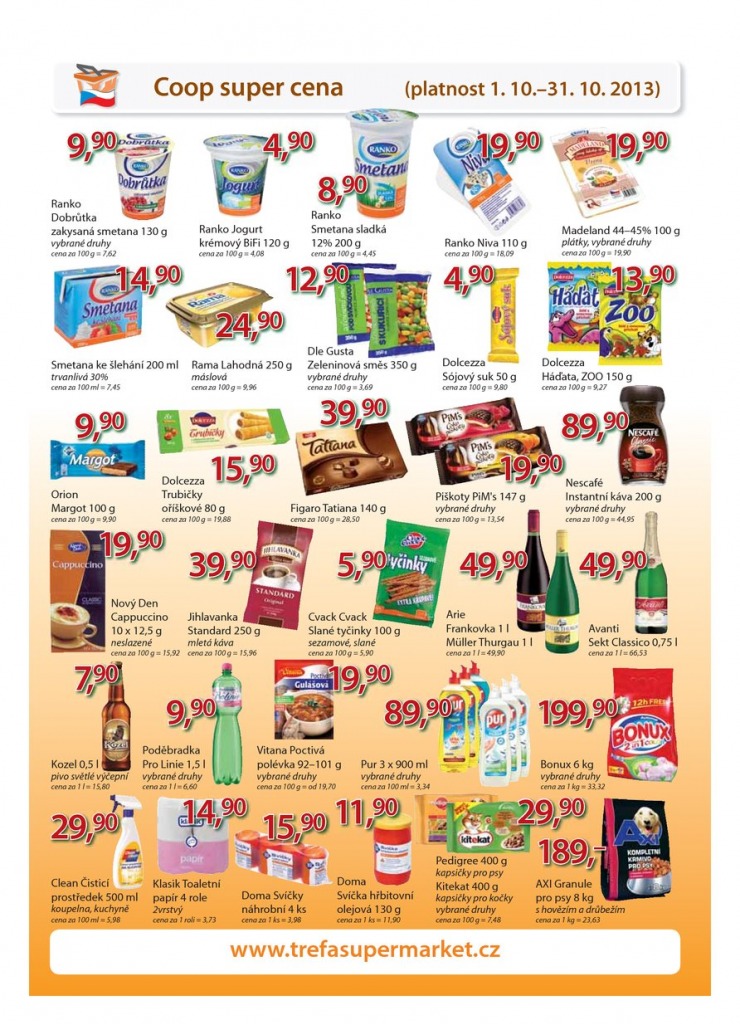 let�k COOP Trefa od 9.10.2013 strana 1