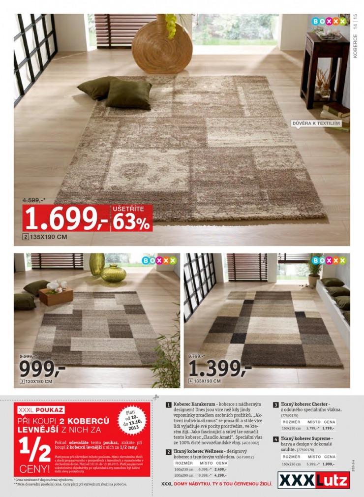 let�k XXXLutz Aktu�ln� prospekt od 7.10.2013 strana 1