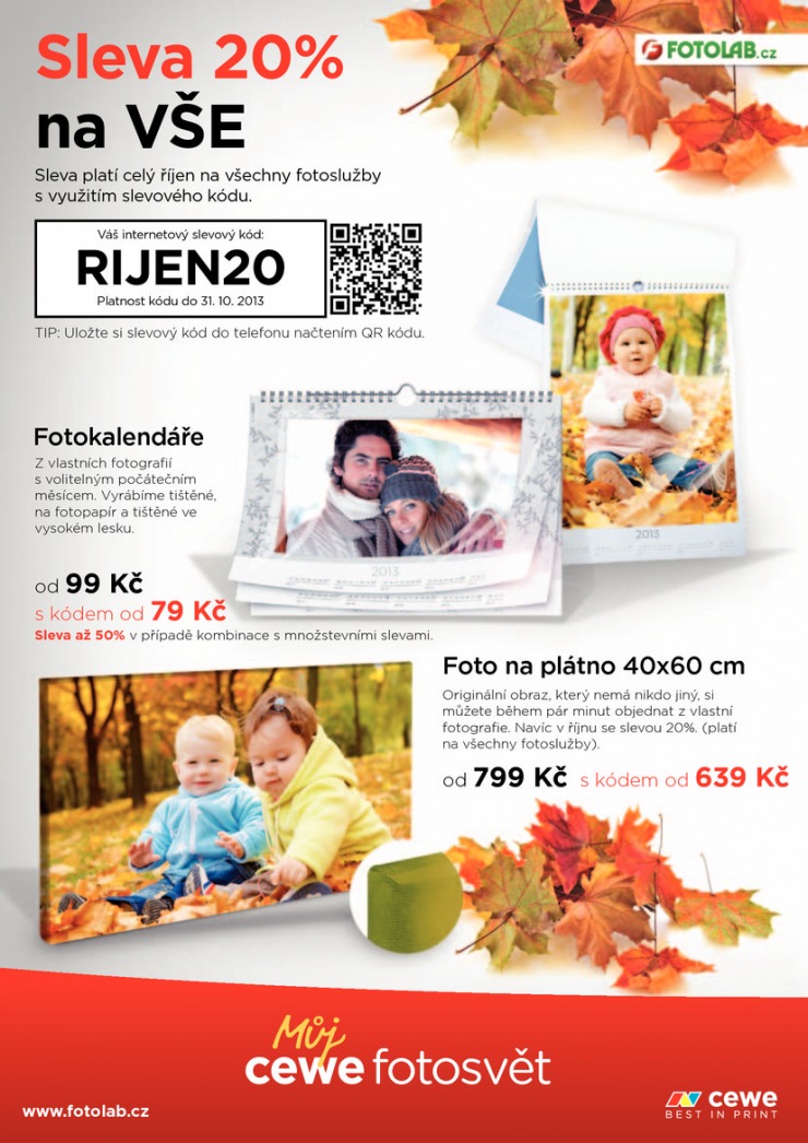 leták Fotolab Akční leták od 1.10.2013 strana 1 leták Fotolab Akční leták od 1.10.2013 strana 1