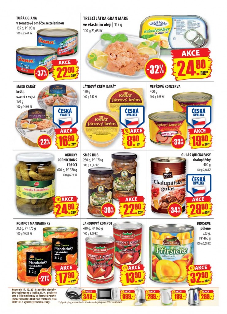 let�k Penny Aktu�ln� nab�dka od 14.10.2013 strana 1