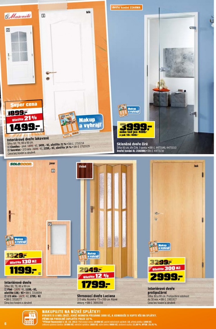 leták OBI Aktuální leták od 10.10.2013 strana 1 leták OBI Aktuální leták od 10.10.2013 strana 1