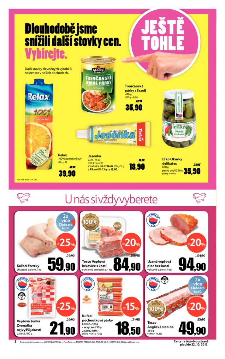 leták Tesco supermarkety od 16.10.2013 strana 1 leták Tesco supermarkety od 16.10.2013 strana 1