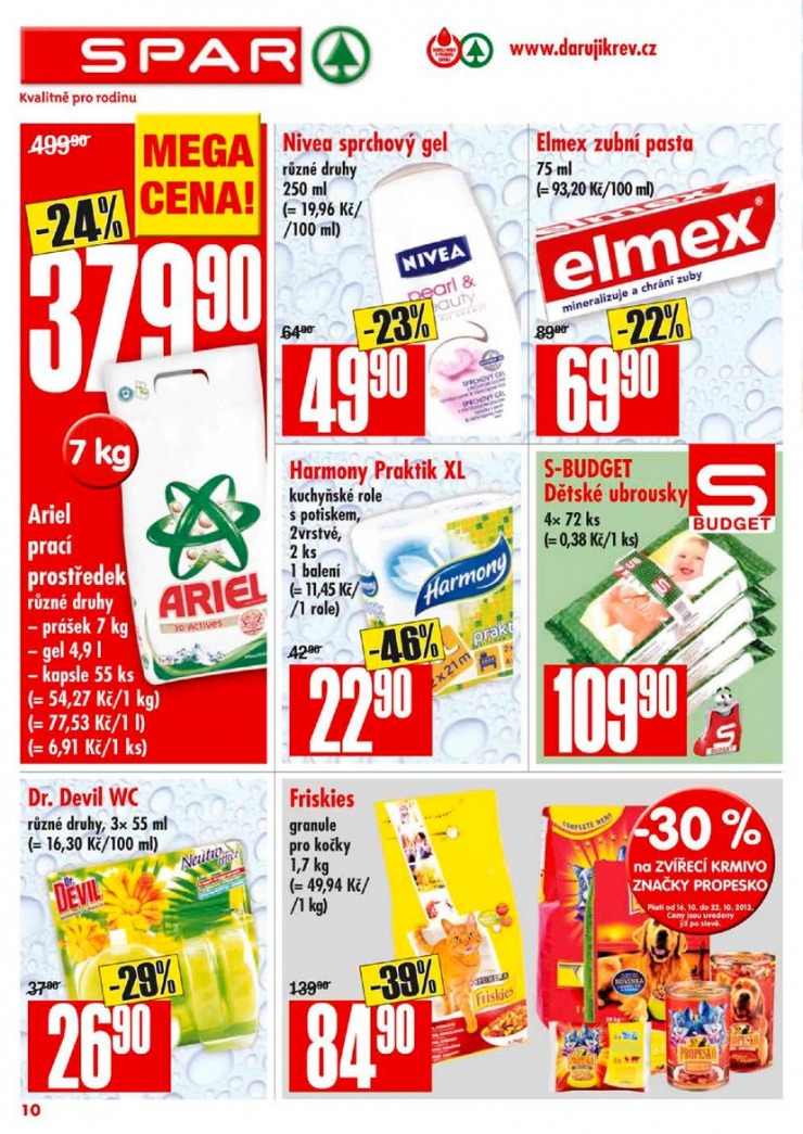 leták Interspar nabídka Spar od 16.10.2013 strana 1 leták Interspar nabídka Spar od 16.10.2013 strana 1