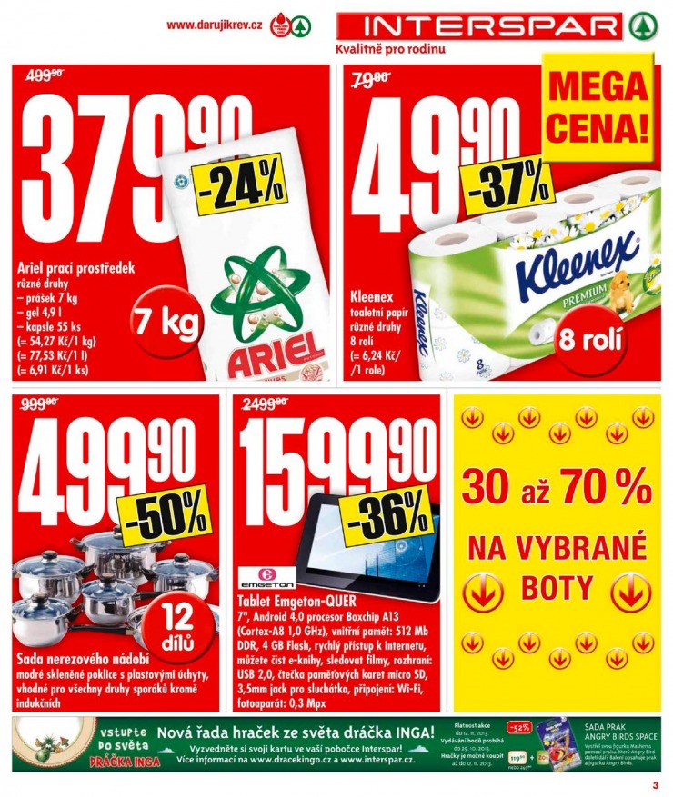 leták Interspar Akční nabídka od 16.10.2013 strana 1 leták Interspar Akční nabídka od 16.10.2013 strana 1
