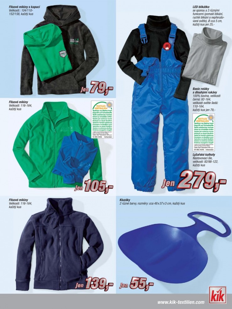 let�k Kik textil Prospekt od 16.10.2013 strana 1