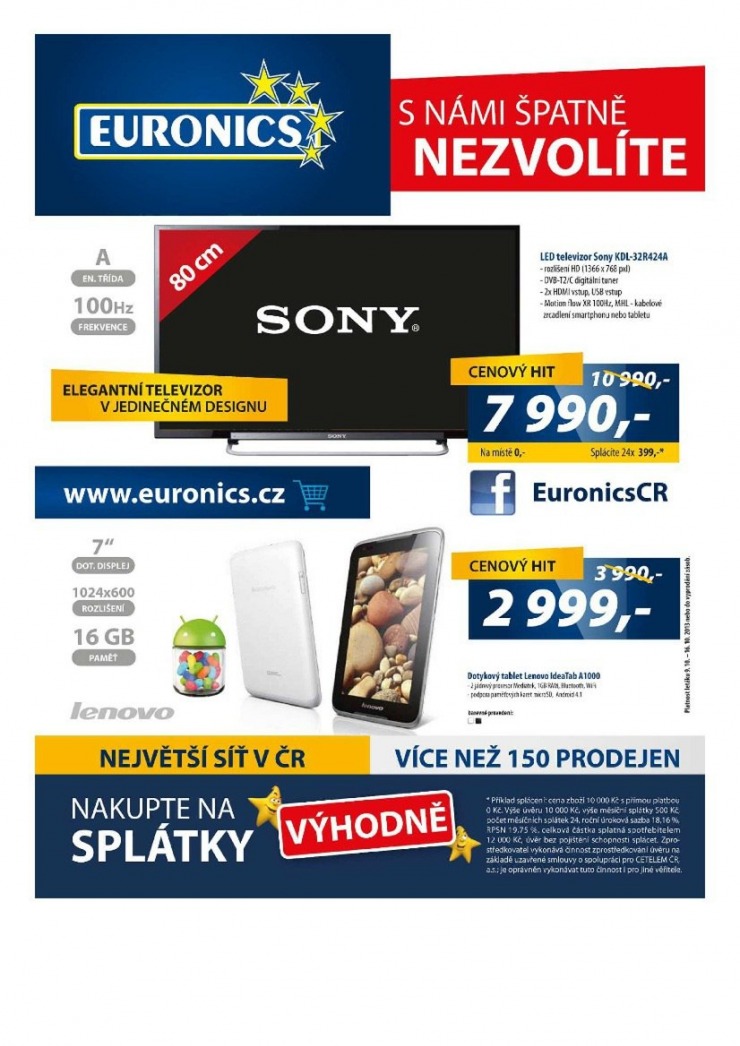 letk Euronics Aktuln letk od 17.10.2013 strana 1
