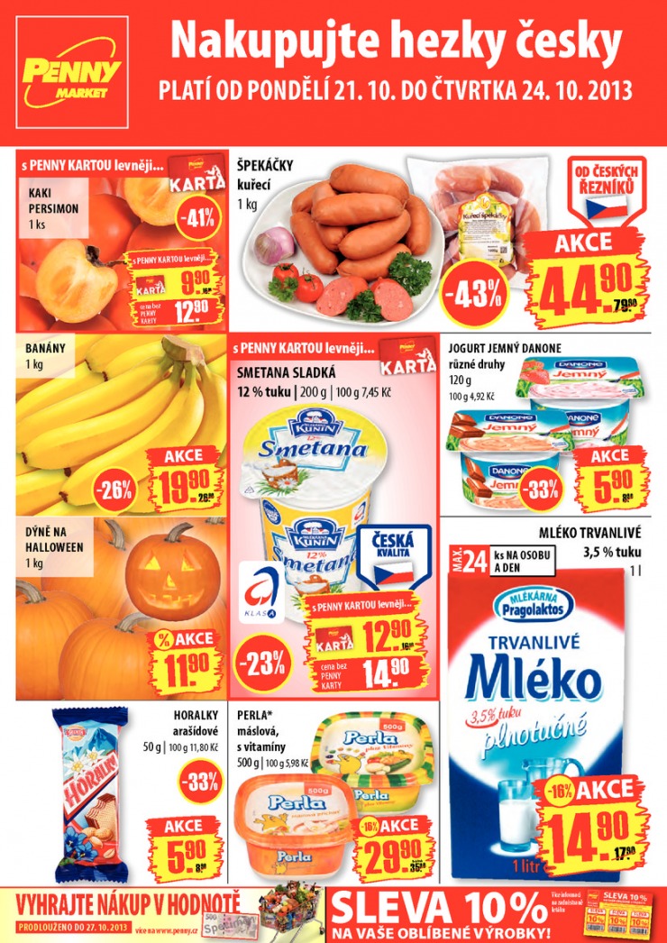 leták Penny Aktuální nabídka od 21.10.2013 strana 1 leták Penny Aktuální nabídka od 21.10.2013 strana 1