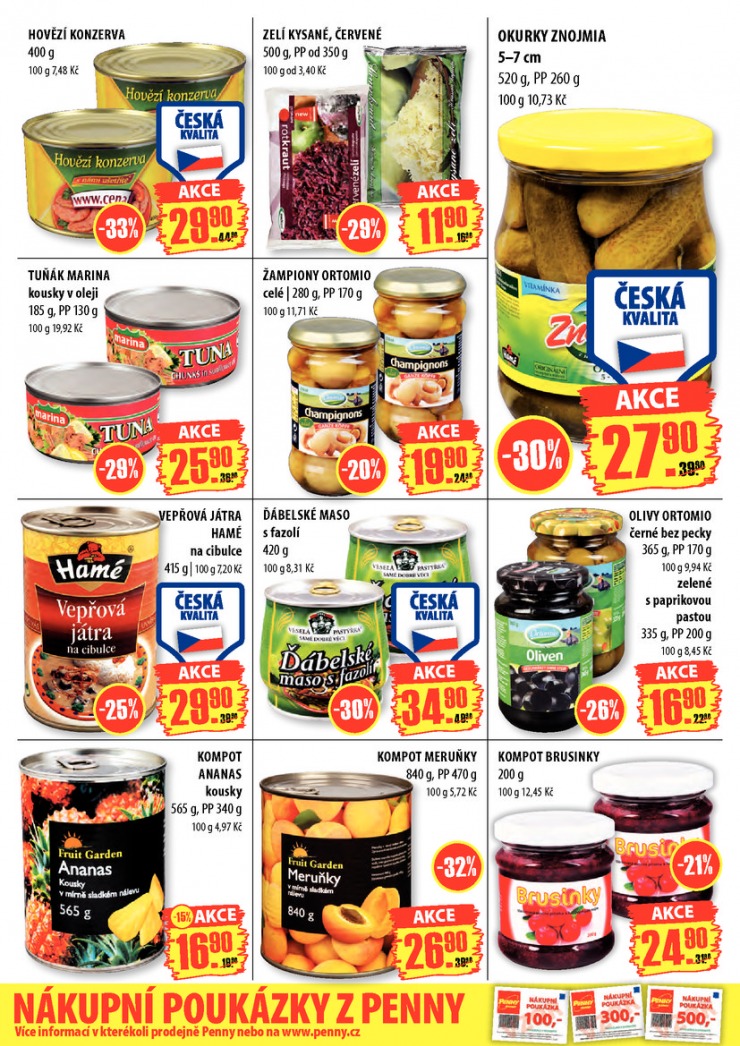 let�k Penny Aktu�ln� nab�dka od 21.10.2013 strana 1
