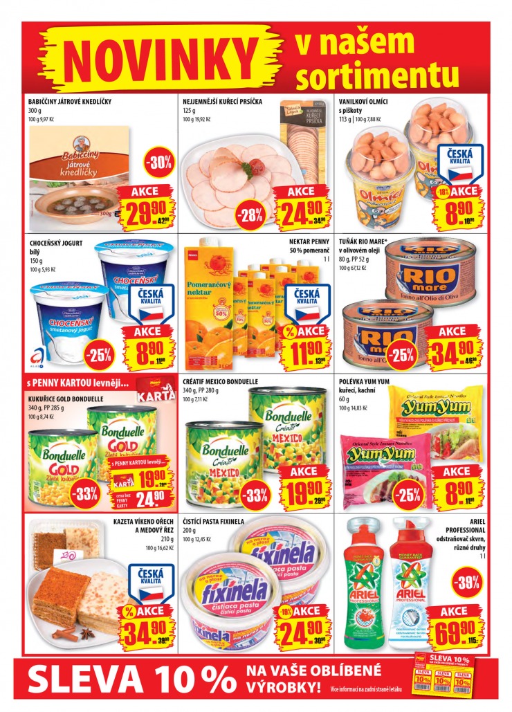 let�k Penny Aktu�ln� nab�dka od 18.10.2013 strana 1