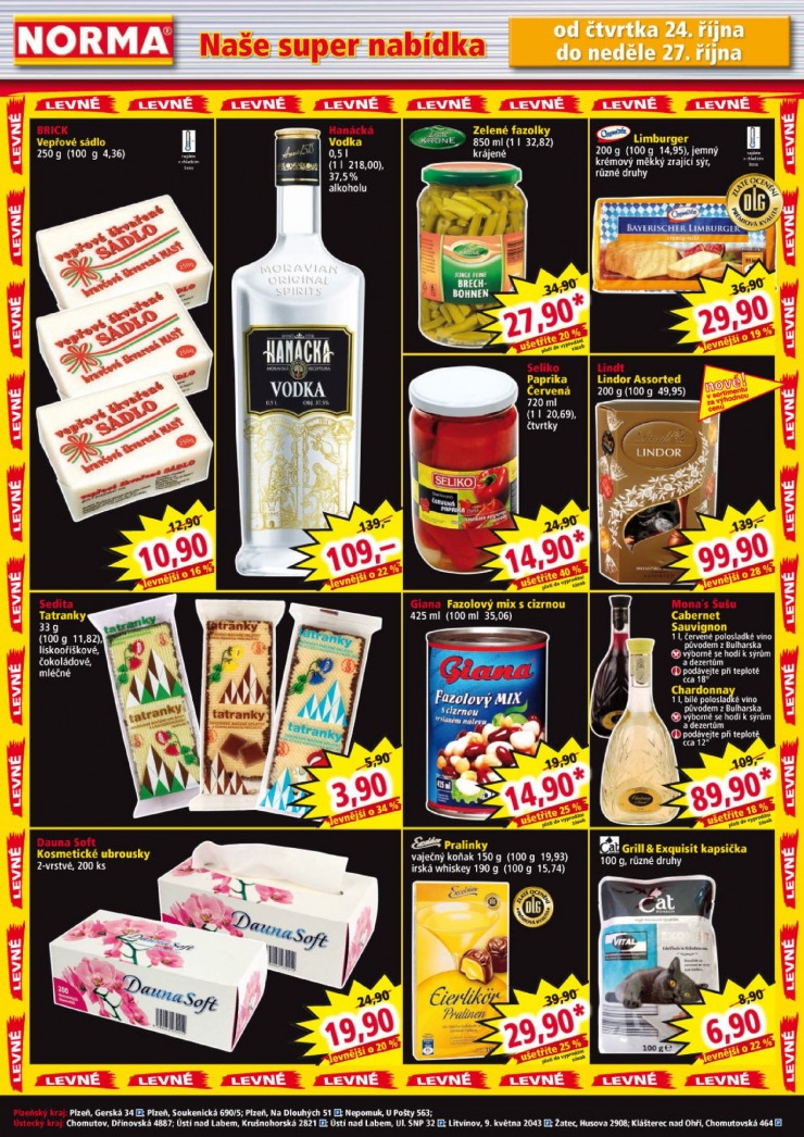 leták Norma Aktuální leták od 21.10.2013 strana 1 leták Norma Aktuální leták od 21.10.2013 strana 1