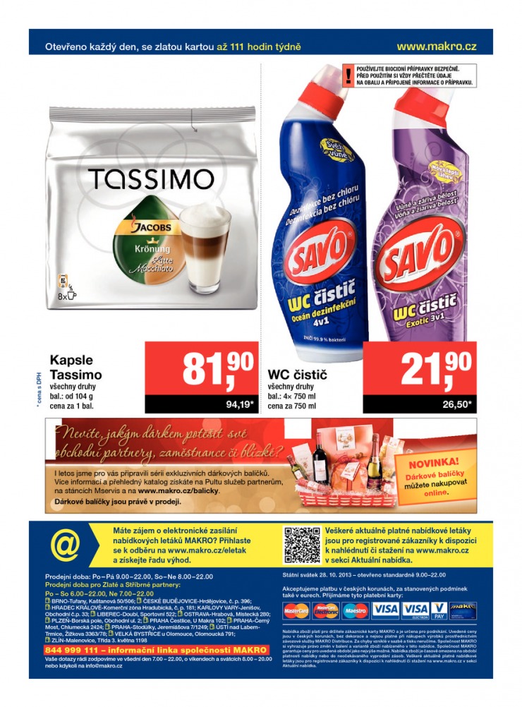 leták Makro Maloobchod od 23.10.2013 strana 1 leták Makro Maloobchod od 23.10.2013 strana 1