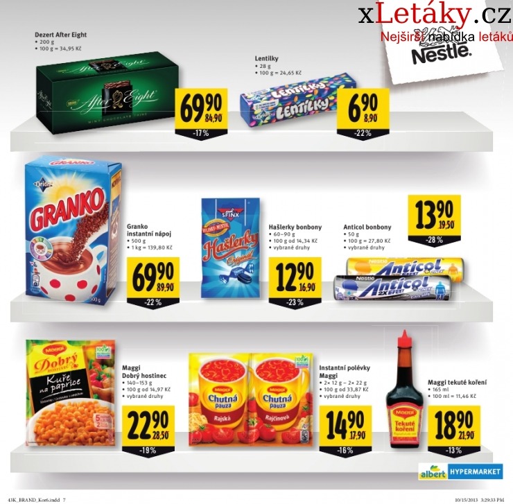 leták Albert Hypermarket - značkové výrobky leták  strana 1 leták Albert Hypermarket - značkové výrobky leták strana 1