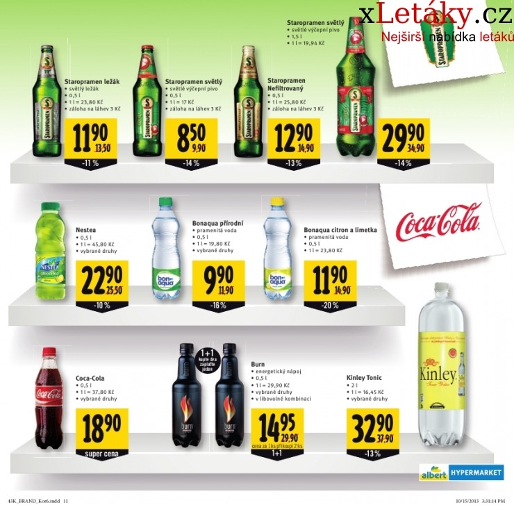 leták Albert Hypermarket - značkové výrobky leták  strana 1 leták Albert Hypermarket - značkové výrobky leták strana 1