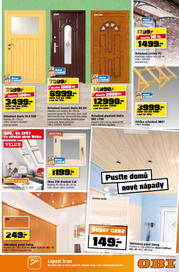 let�k OBI Aktu�ln� let�k od 17.10.2013 strana 1