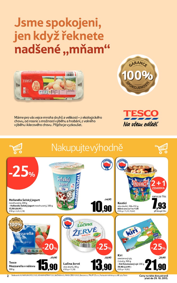 leták Tesco malé hypermarkety od 23.10.2013 strana 1 leták Tesco malé hypermarkety od 23.10.2013 strana 1