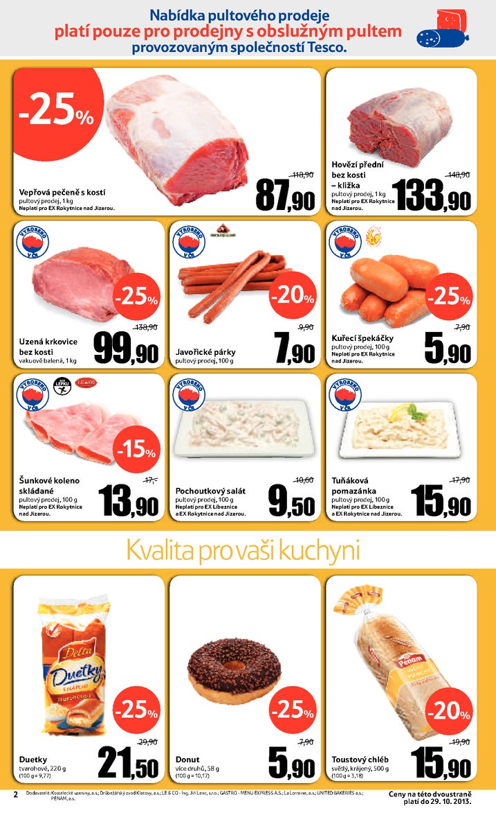 leták Tesco Expres obchody od 23.10.2013 strana 1 leták Tesco Expres obchody od 23.10.2013 strana 1