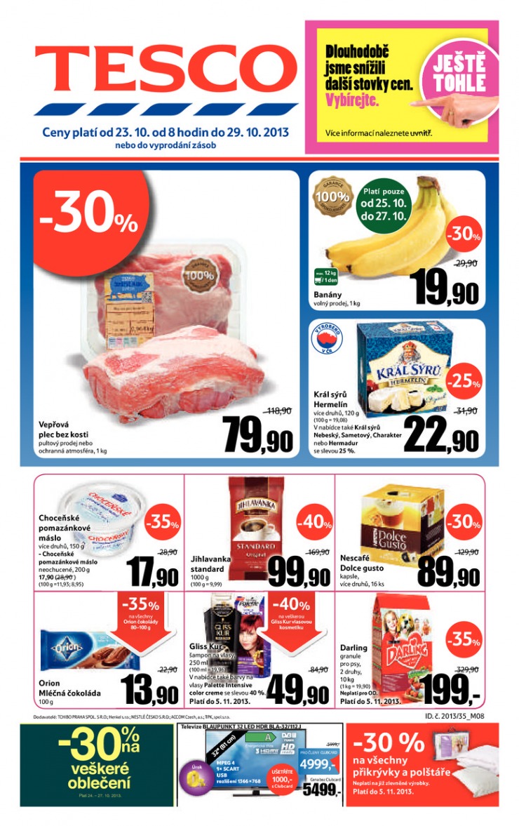 letk Tesco velk hypermarkety od 23.10.2013 strana 1