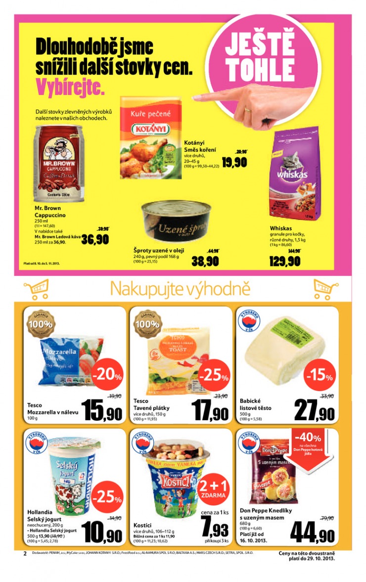 leták Tesco supermarkety od 23.10.2013 strana 1 leták Tesco supermarkety od 23.10.2013 strana 1