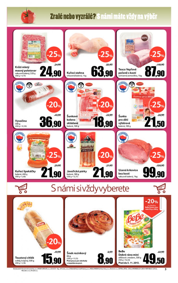leták Tesco supermarkety od 23.10.2013 strana 1 leták Tesco supermarkety od 23.10.2013 strana 1