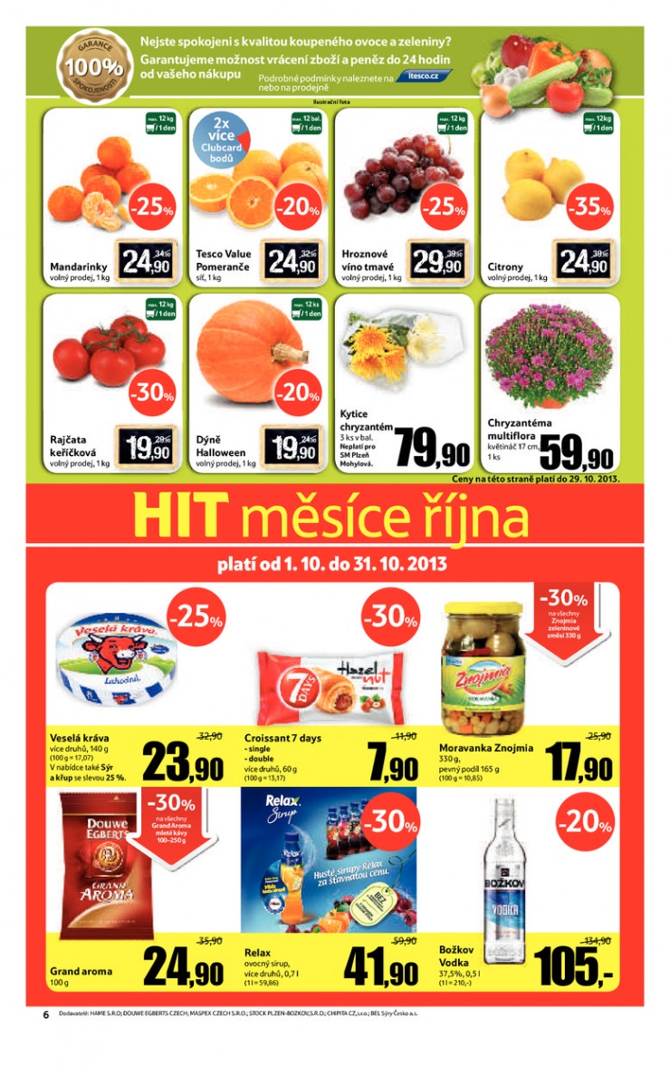 leták Tesco supermarkety od 23.10.2013 strana 1 leták Tesco supermarkety od 23.10.2013 strana 1