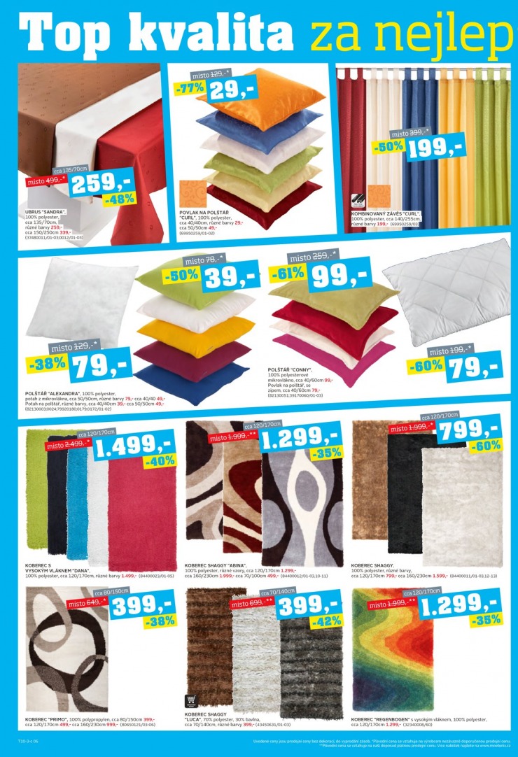 let�k Mobelix Aktu�ln� prospekt od 21.10.2013 strana 1