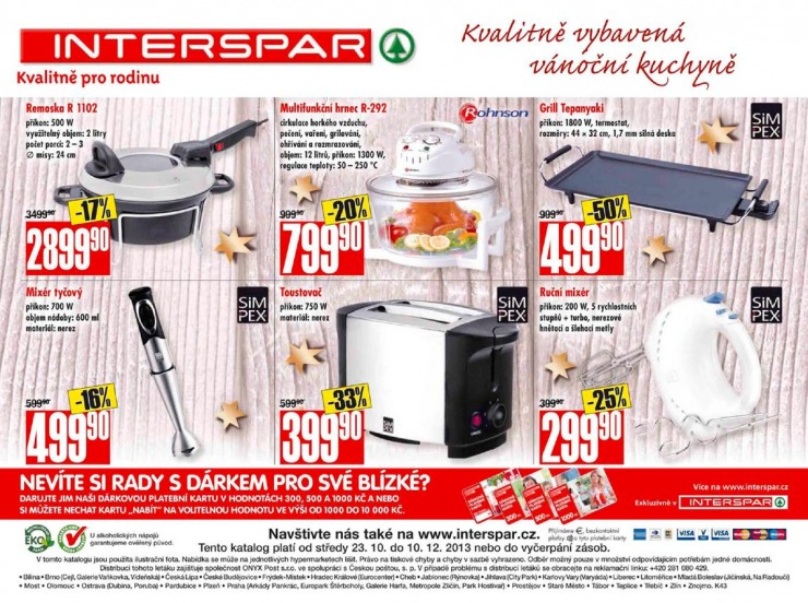 leták Interspar Pečení od 23.10.2013 strana 1 leták Interspar Pečení od 23.10.2013 strana 1