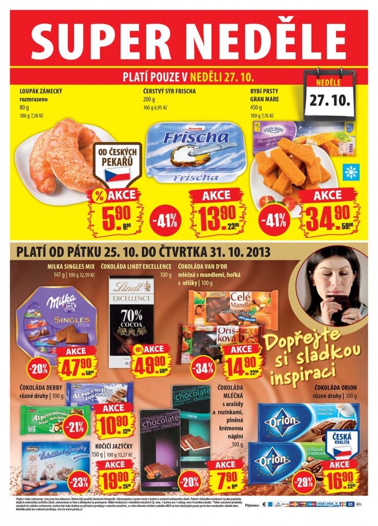 leták Penny Aktuální nabídka od 25.10.2013 strana 1 leták Penny Aktuální nabídka od 25.10.2013 strana 1