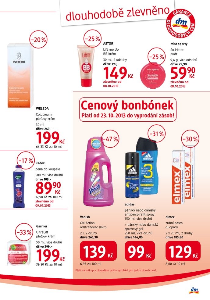 leták DM drogerie Journal 2. část od 23.10.2013 strana 1 leták DM drogerie Journal 2. část od 23.10.2013 strana 1