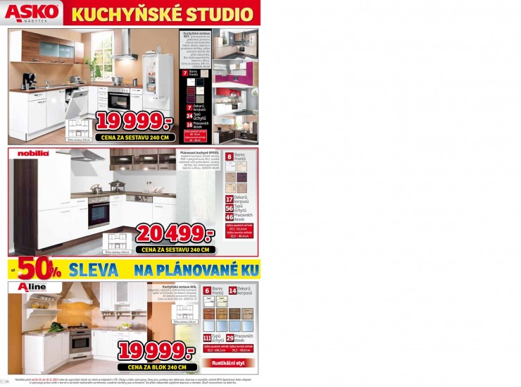 let�k Asko n�bytek pro Chomutov, T�bor, Znojmo od 24.10.2013 strana 1