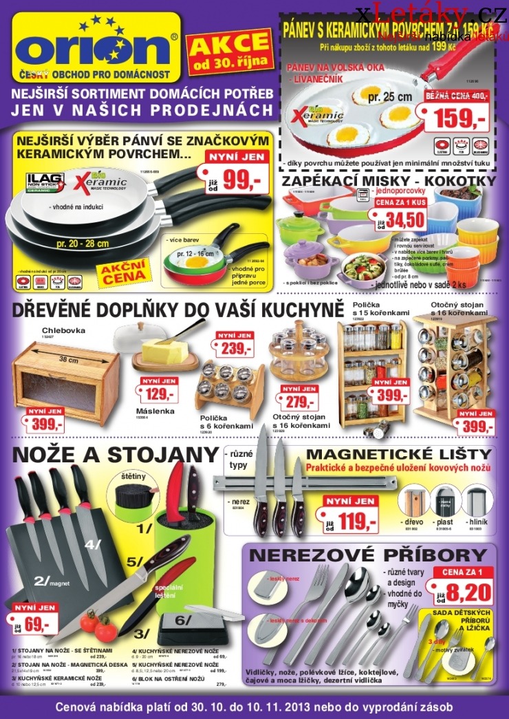 leták Orion leták strana 1 leták Orion leták strana 1