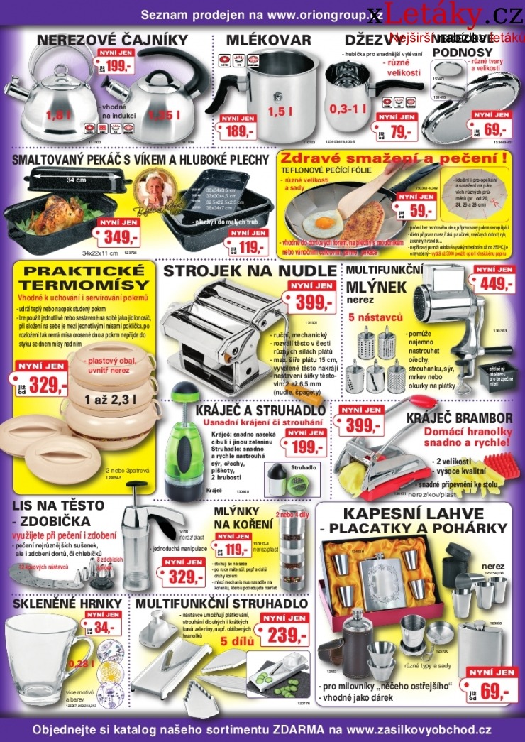 leták Orion leták strana 1 leták Orion leták strana 1
