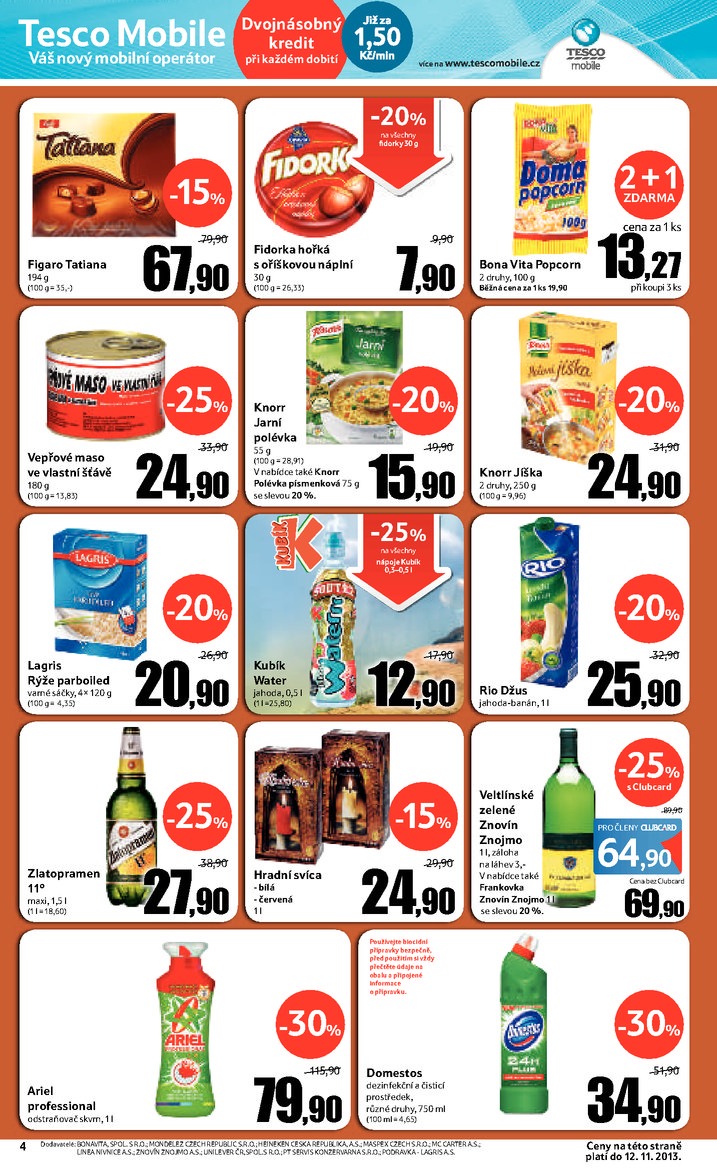 leták Tesco Expres obchody od 30.10.2013 strana 1 leták Tesco Expres obchody od 30.10.2013 strana 1