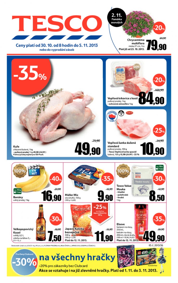 letk Tesco velk hypermarkety od 30.10.2013 strana 1