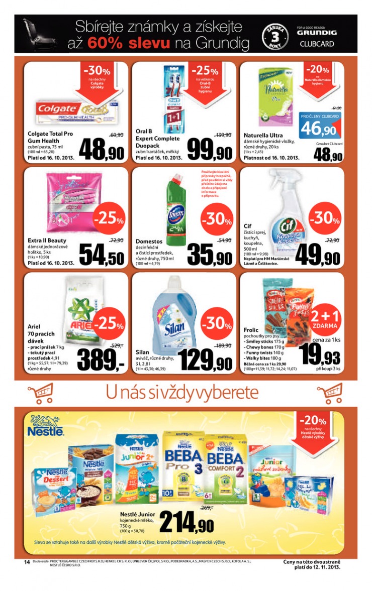 leták Tesco velké hypermarkety od 30.10.2013 strana 1 leták Tesco velké hypermarkety od 30.10.2013 strana 1