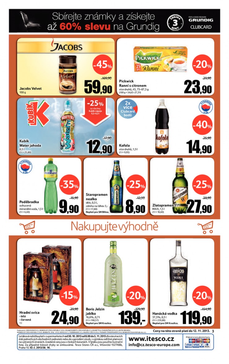 leták Tesco supermarkety od 30.10.2013 strana 1 leták Tesco supermarkety od 30.10.2013 strana 1
