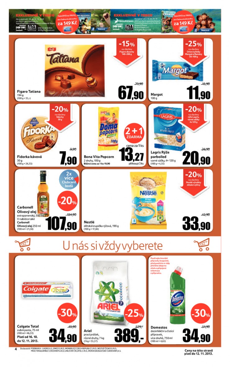 leták Tesco supermarkety od 30.10.2013 strana 1 leták Tesco supermarkety od 30.10.2013 strana 1