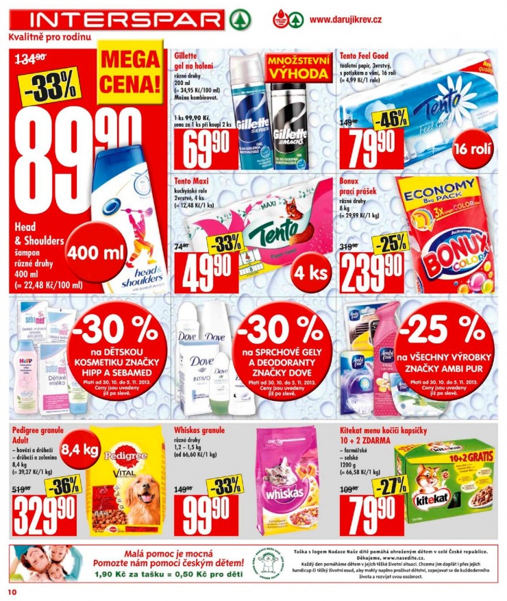 leták Interspar Akční nabídka od 30.10.2013 strana 1 leták Interspar Akční nabídka od 30.10.2013 strana 1