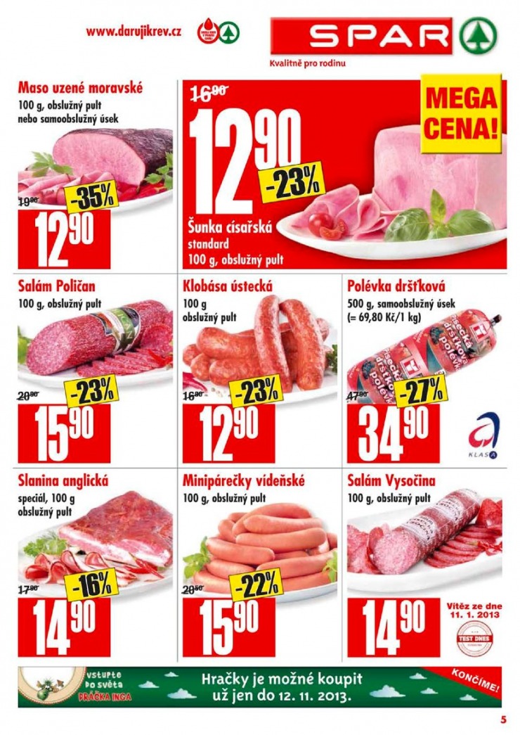 leták Interspar nabídka Spar od 30.10.2013 strana 1 leták Interspar nabídka Spar od 30.10.2013 strana 1