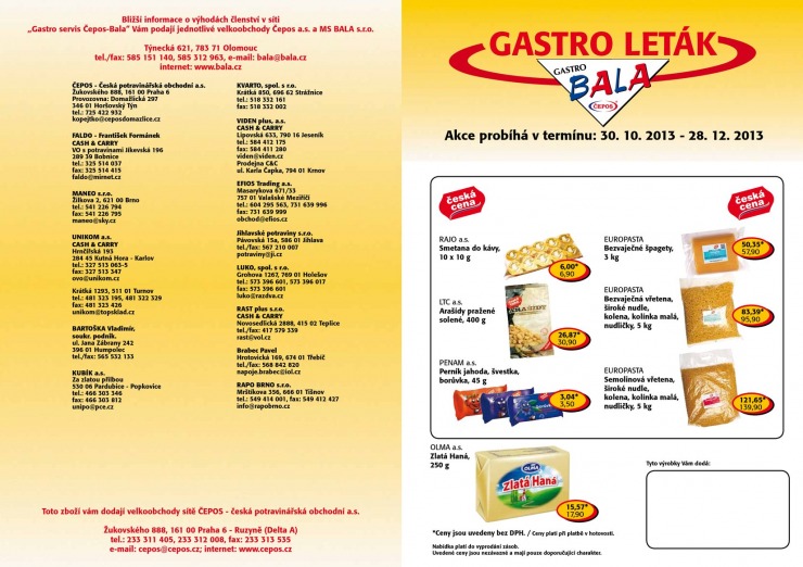 letk Bala Gastro od 30.10.2013 strana 1