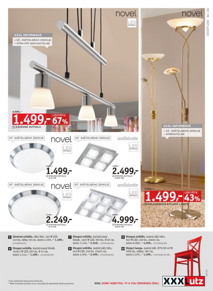 let�k XXXLutz Skladov� z�soby sv�tidel od 28.10.2013 strana 1