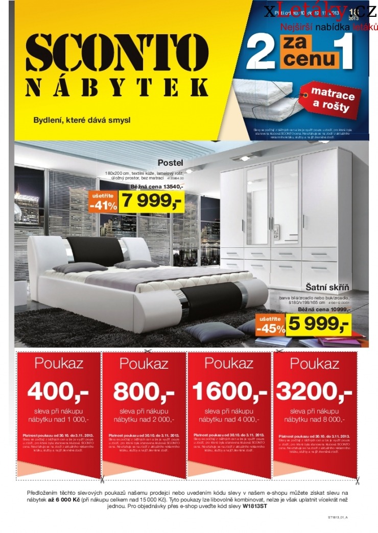 leták Sconto nábytek leták strana 1 leták Sconto nábytek leták strana 1