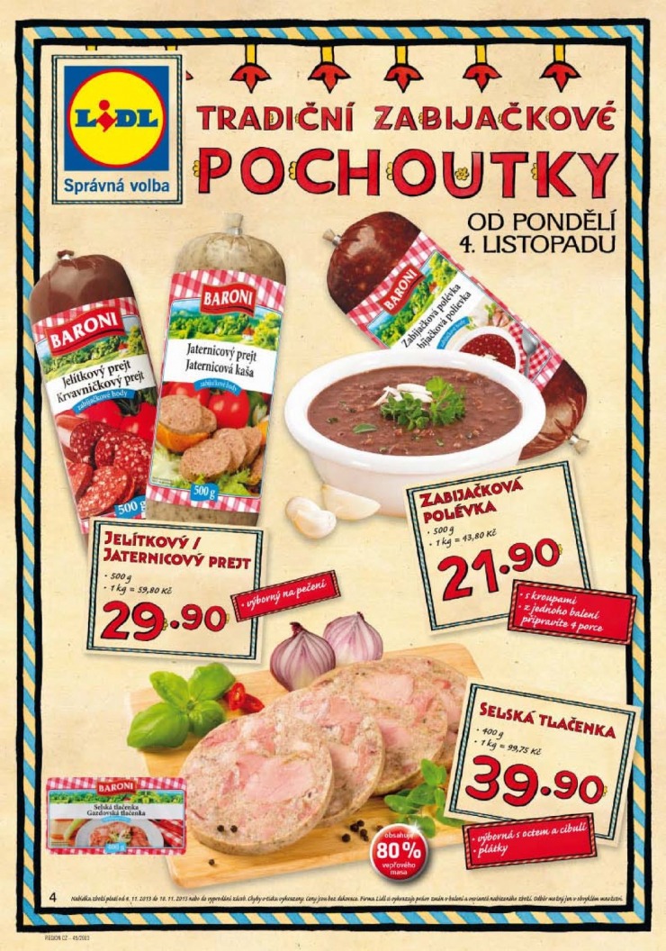 leták Lidl Akční nabídka od 4.11.2013 strana 1 leták Lidl Akční nabídka od 4.11.2013 strana 1