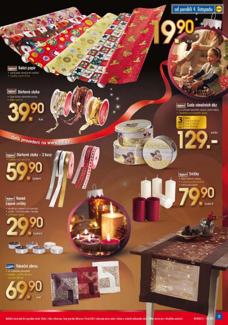 let�k Lidl Ak�n� nab�dka od 4.11.2013 strana 1