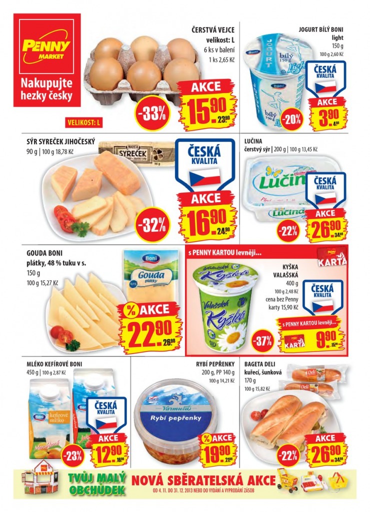 leták Penny Aktuální nabídka od 4.11.2013 strana 1 leták Penny Aktuální nabídka od 4.11.2013 strana 1