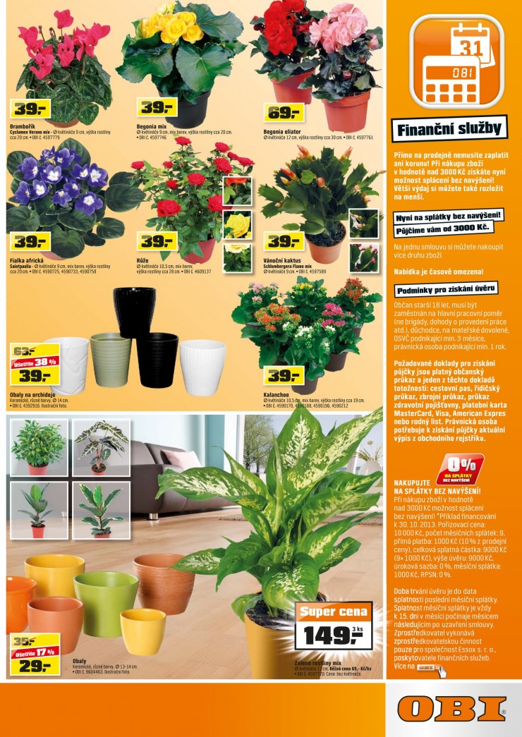 let�k OBI pro Jablonec nad Nisou od 31.10.2013 strana 1