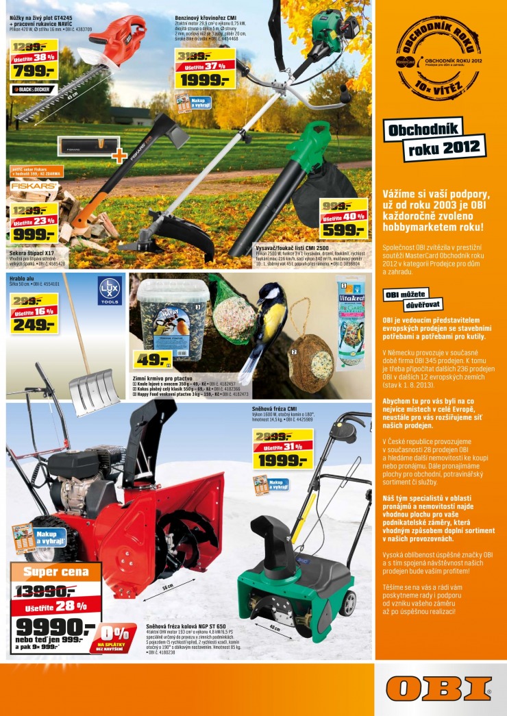 let�k OBI pro Jablonec nad Nisou od 31.10.2013 strana 1