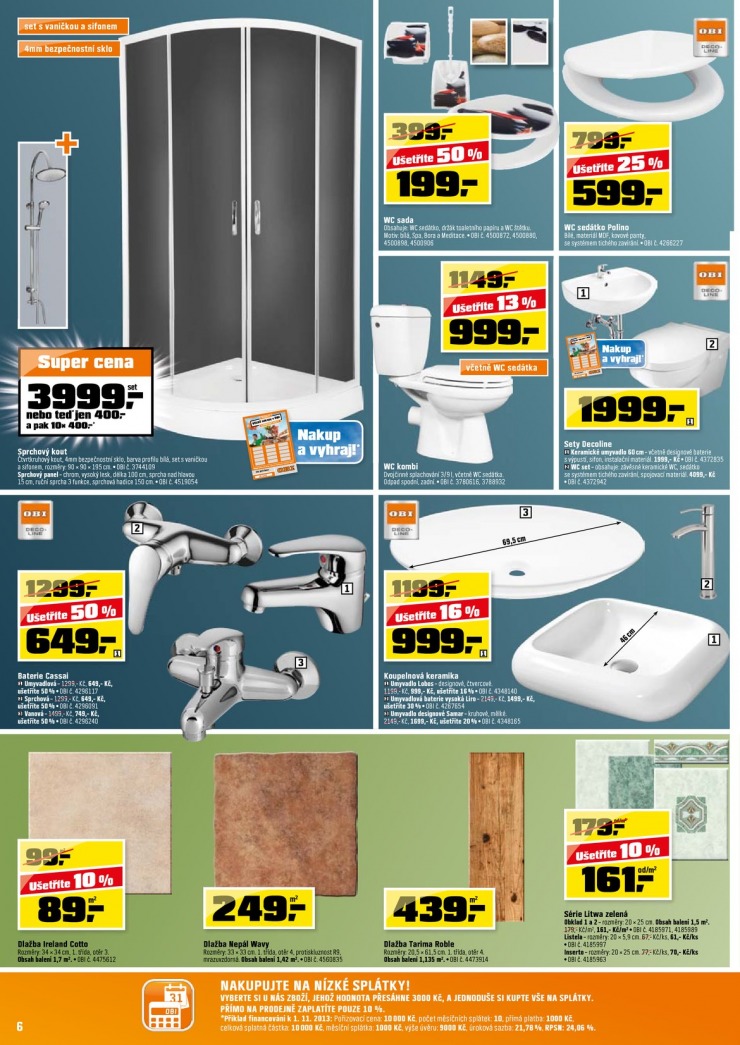 let�k OBI pro vybran� prodejny od 31.10.2013 strana 1