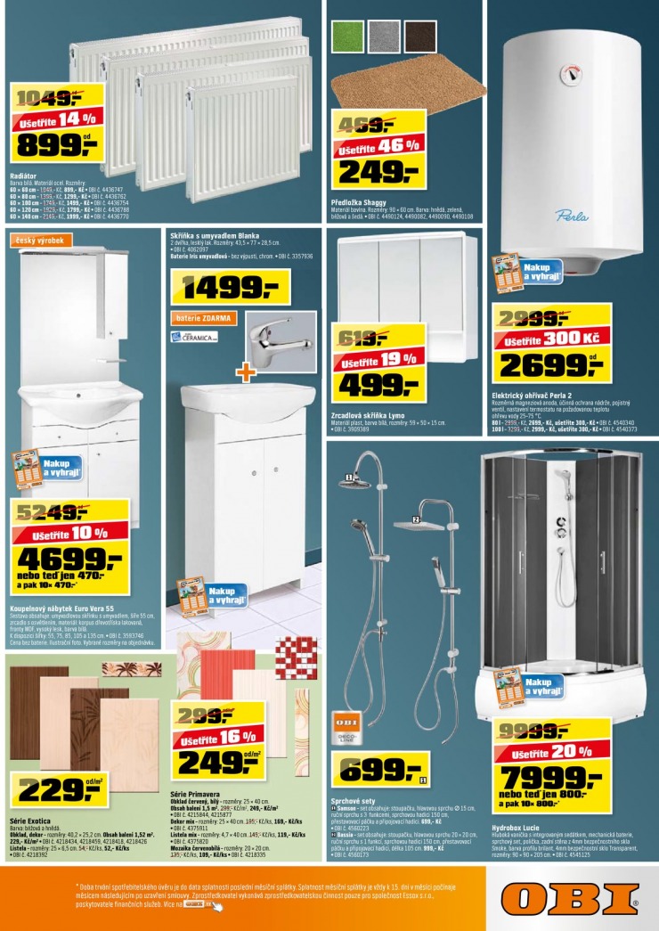 let�k OBI pro vybran� prodejny od 31.10.2013 strana 1
